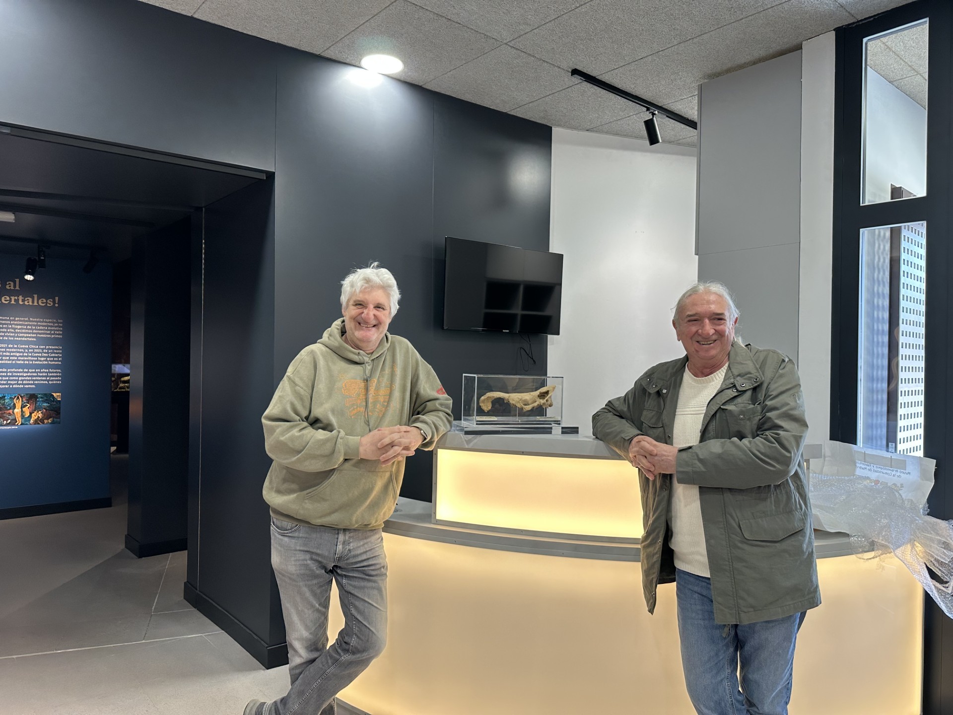 Rosendo y Enrique Baquedano, en Pinilla del Valle