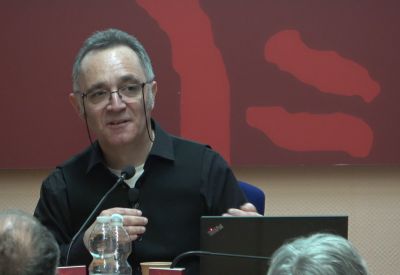 Jordi Serangeli durante la conferencia