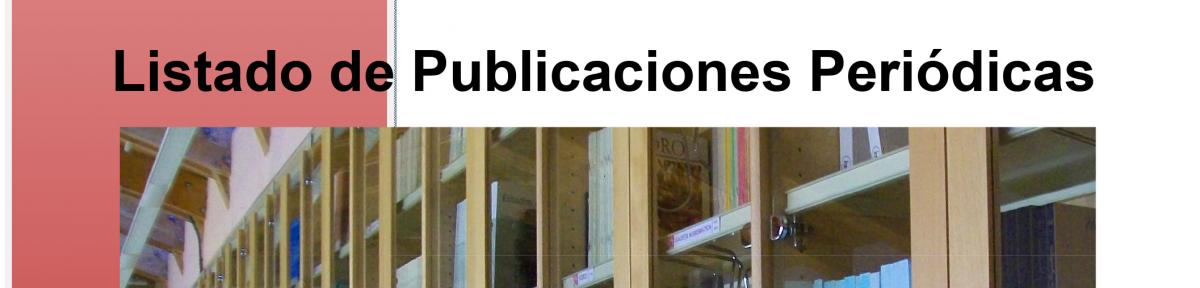 Listado de revistas con enlaces