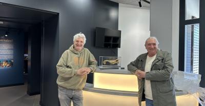 Rosendo y Enrique Baquedano, en Pinilla del Valle