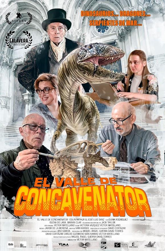 cartel El valle de Concavenator