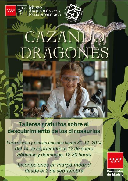 cartel taller Cazando Dragones