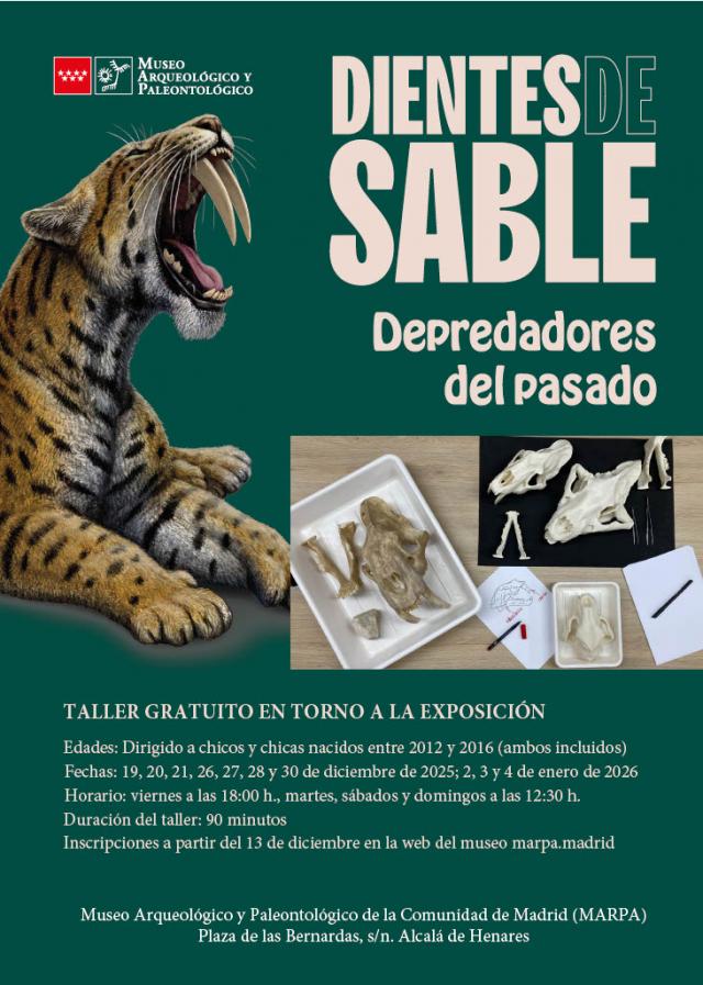 Cartel del Taller Dientes de Sable, Depredadores del pasado