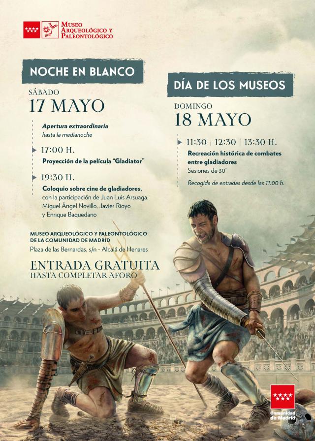 Noche en Blanco 2025 - Coloquio sobre Cine de Gladiadores