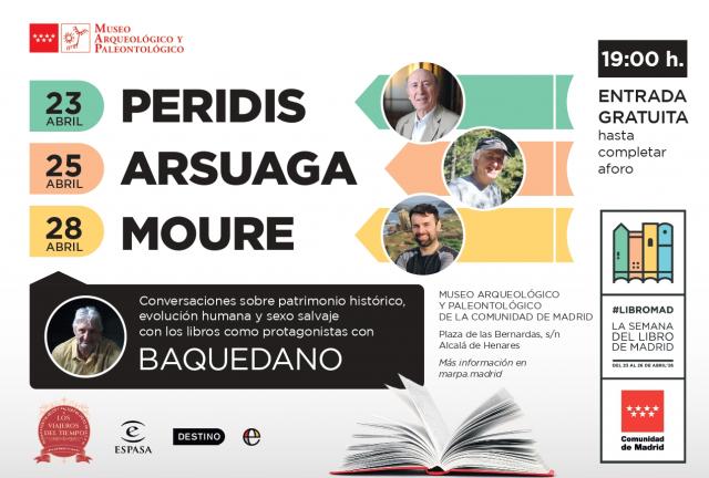 Cartel informativo del ciclo de encuentro con autores